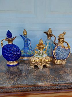 Vintage decanters