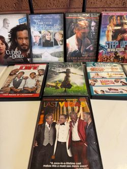 Lot of 7 DVDs Mixed Movies like new
