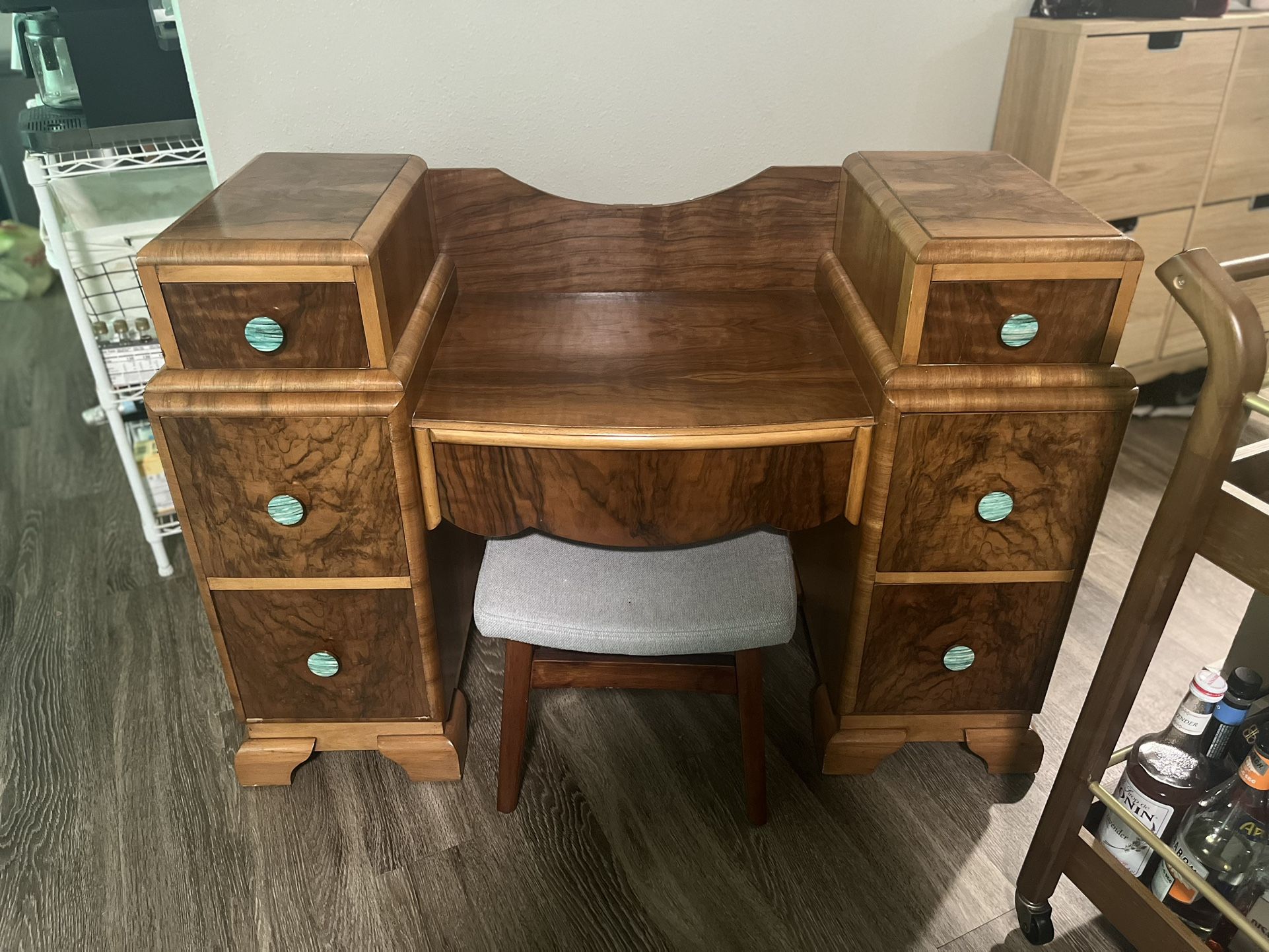 Vintage Mid Century Vanity Desk