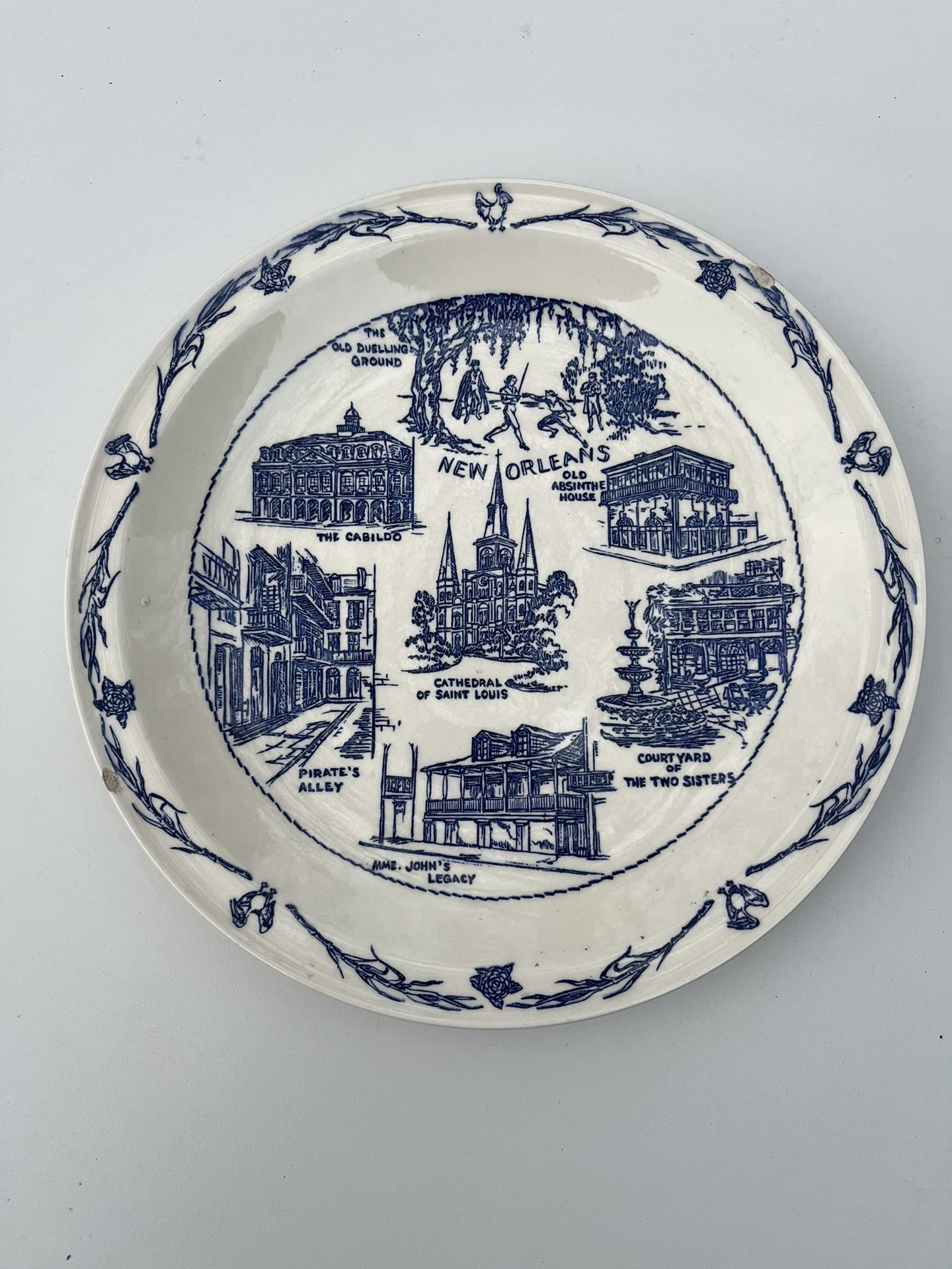 1930 /1940? Hausman Jewelers New Orleans Commemorative Plate