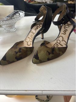 Sam Edelman Camo Slingback Shoes