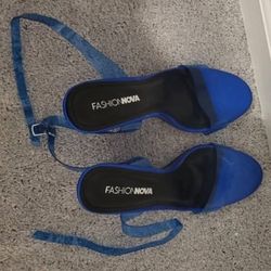 Blue Clear Wedge 