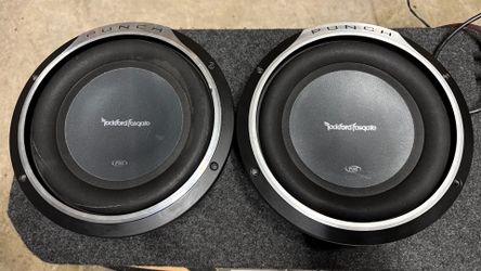 2 Shallow Mounts 10’s Rockford Fosgate