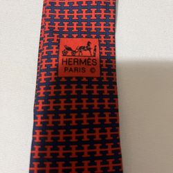 Red Tie Hermes 