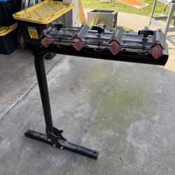 4 Bicycle Hitch Rack - Lockable With Padlock
