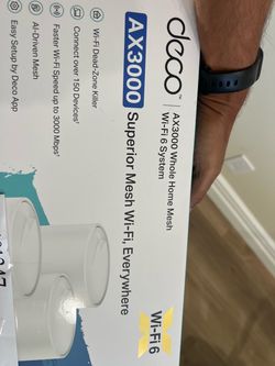 New Deco Tplink AX3000 Set WiFi