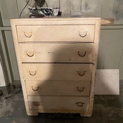 Solid Wood Antique Chest Of Drawers