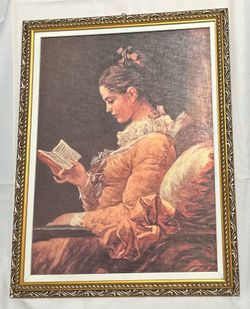 A Young Girl Reading