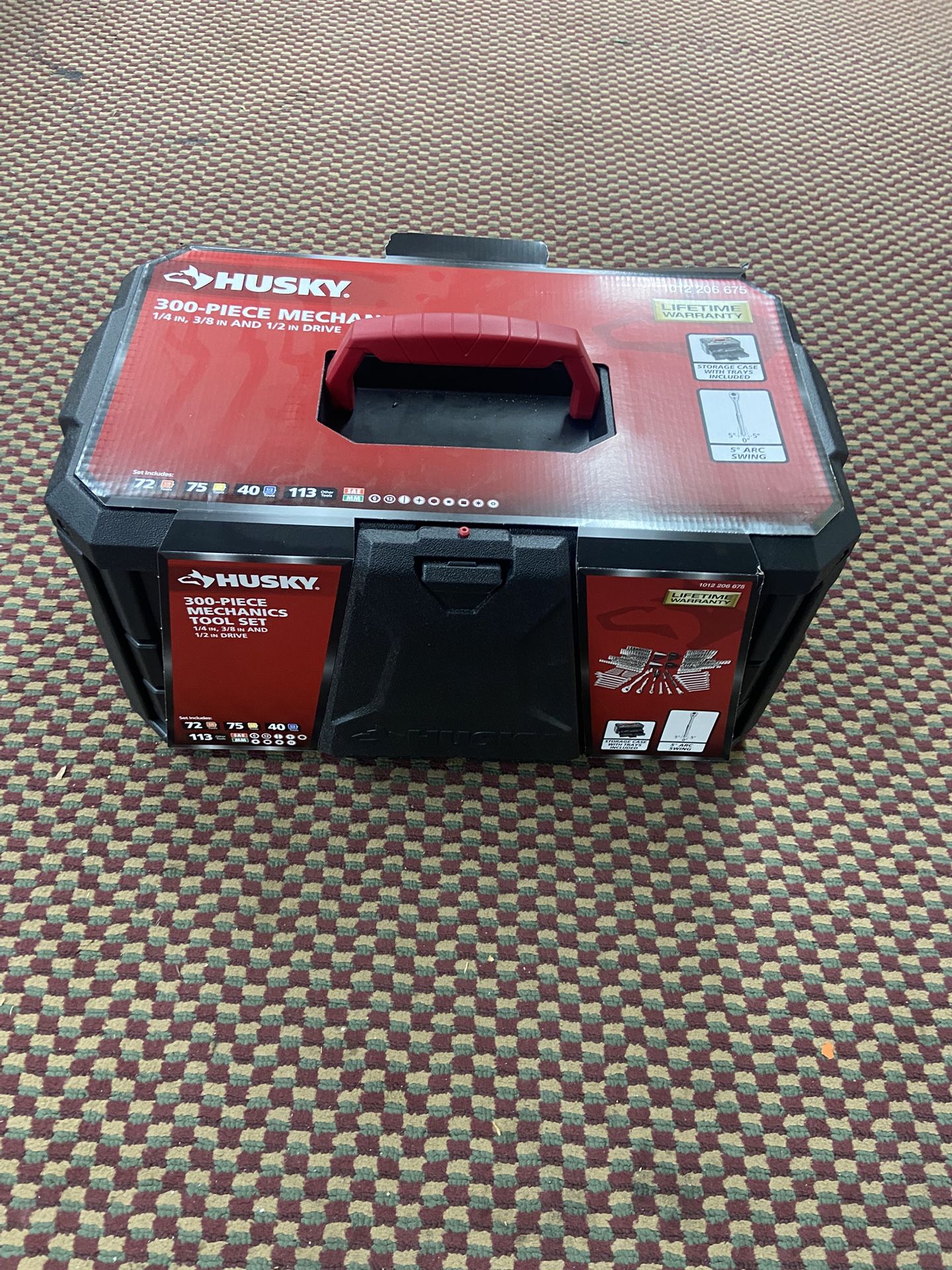 Husky 1/4 in., 3/8 in. and 1/2 in. Drive Mechanics Tool Set (300-Piece)