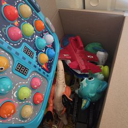 Box with toys