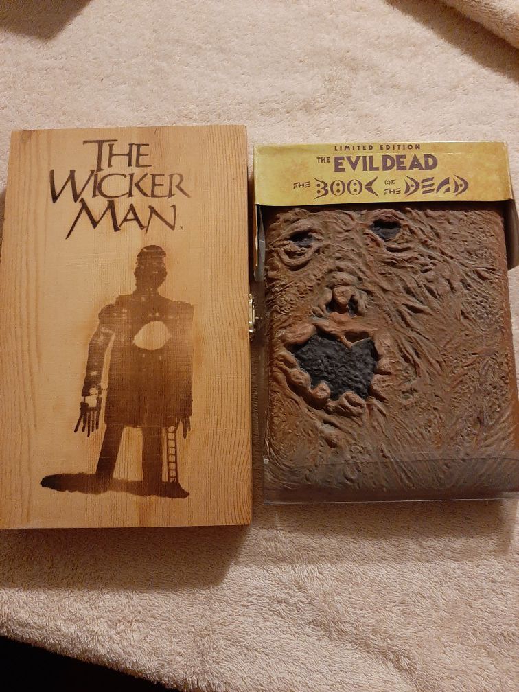 The wicker man and the evil dead the book of the dead