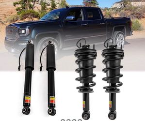 Front+Rear shock struts for GM (Chevrolet/GMC) and Ford trucks and SUVs. Part # 6-B0227H.  A0227-EW1 Part # 6-B0227H.  A0227-EW111.