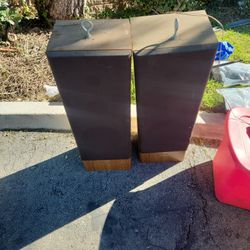 Pair Of Tall Panasonic Speakers Free