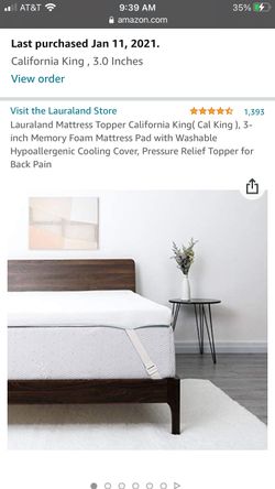 Cal Long Mattress Topper 3”