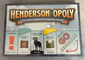 HENDERSON MONOPOLY GAME NEW