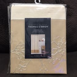 Vintage Modern Thomas O’Brien Modern Life Shower Curtain (NEW)
