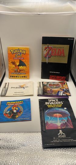 Video Games Manuals