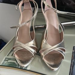 Gold heels