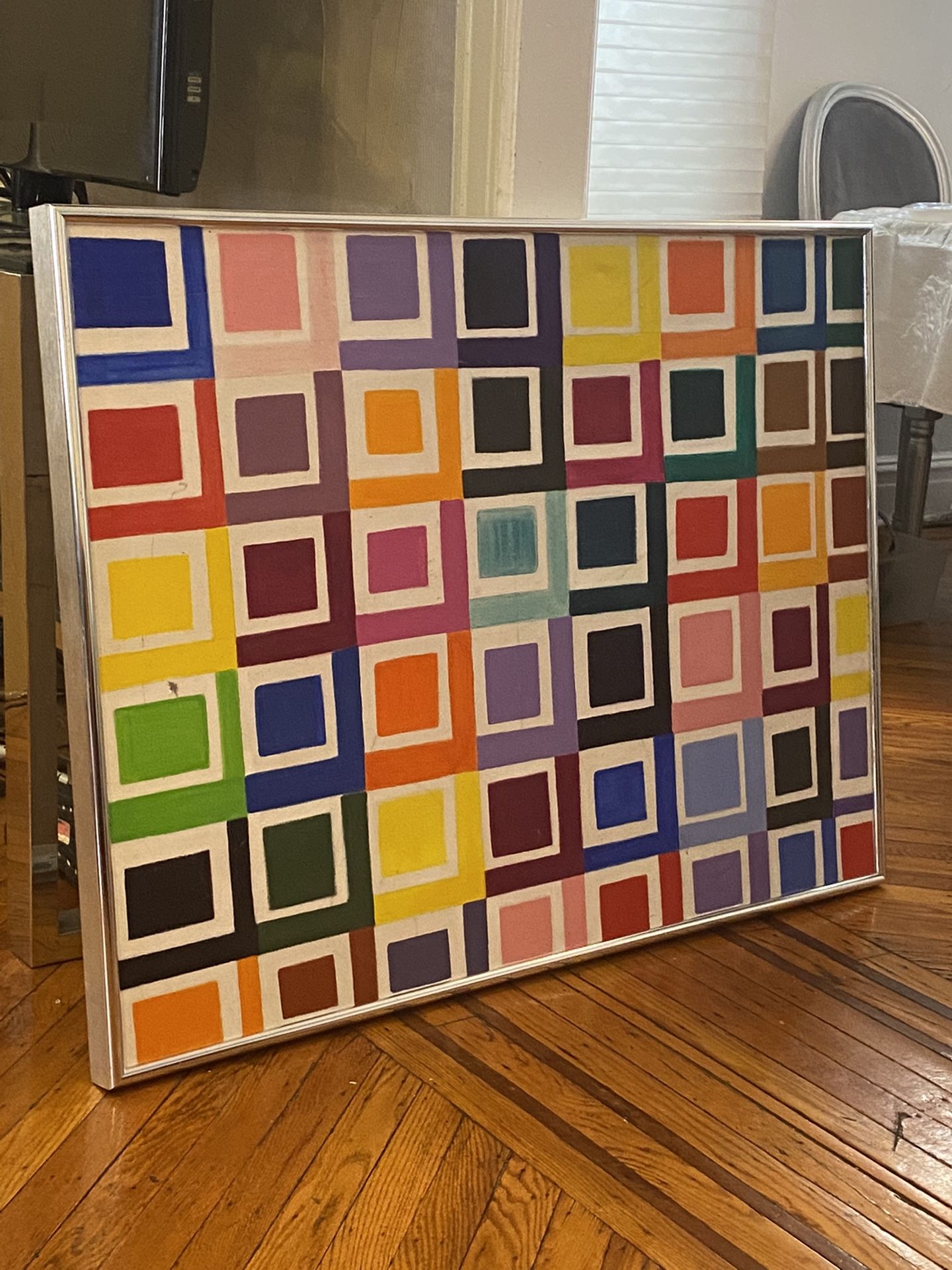 DAWN KENZER Oil Large Canvas Pairing Abstract