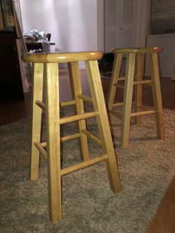 Wooden stools
