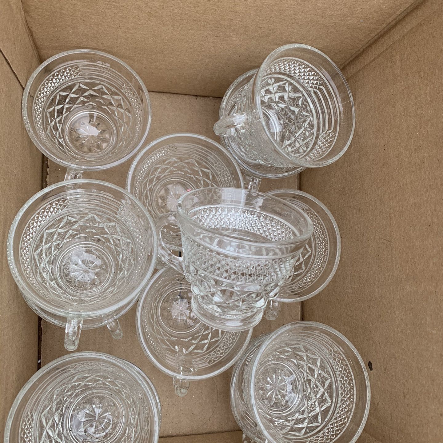 Crystal Punch Glasses