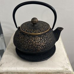 Cast Iron Teapot Set