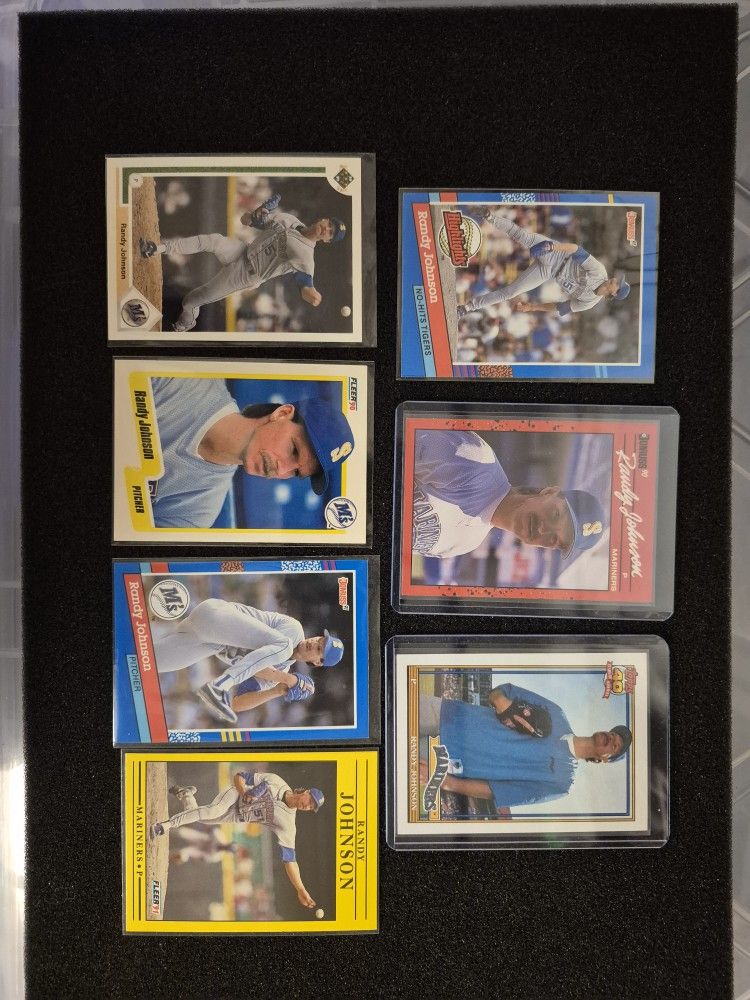 RANDY JOHNSON- 2015 HALL OF FAME 7 CARDS