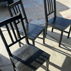 3 IKEA Chairs In Good Condition 