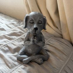 Meditating Dog Statue  ✨new