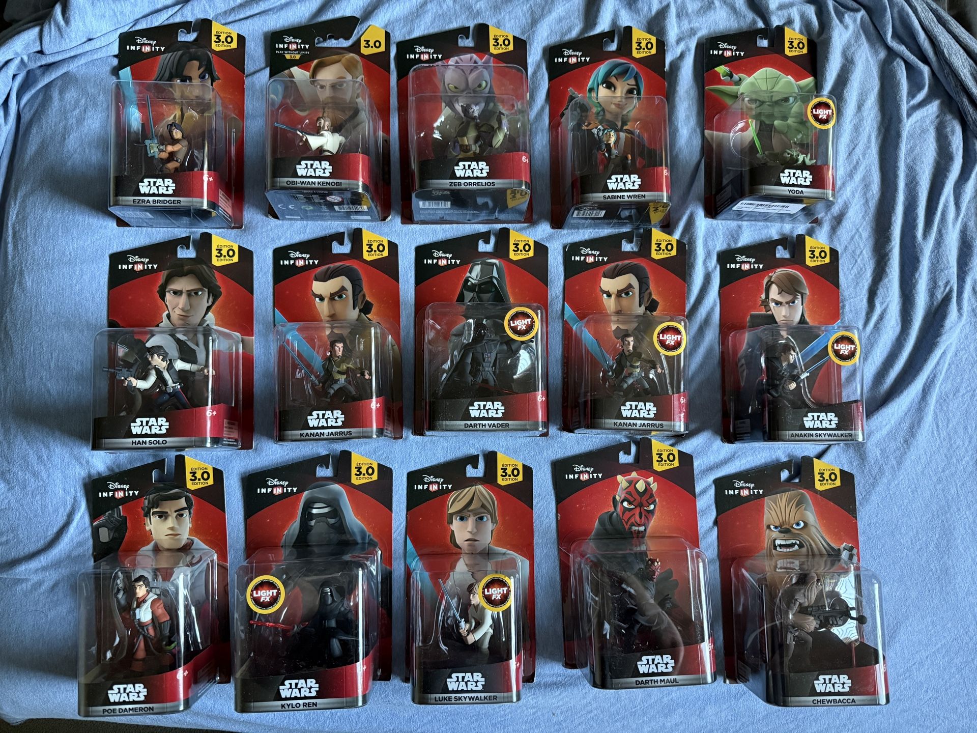 Star Wars Infinity Figures, Game and Pad. Walt Disney PlayStation PS4