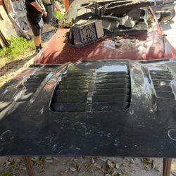 Mustang carbon fiber hood