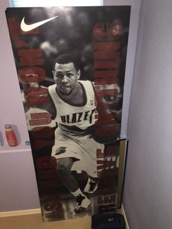 RARE Brandon Roy 7ft Tall Nike Hard Board Poster