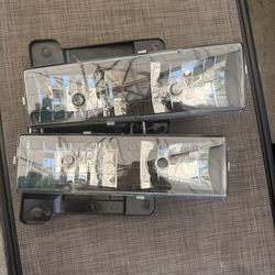 94-99 gmc yukon 8pcs headlights complete set, conjunto de faros delanteros