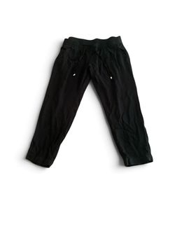 Black pants Capri (petite small) & Blue blouse (x small)