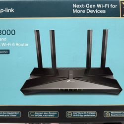 TP-LINK Archer AX3000 Dual-Band Wi-Fi 6 Router Gigabit 4 Stream 3Gbps (OPEN BOX)