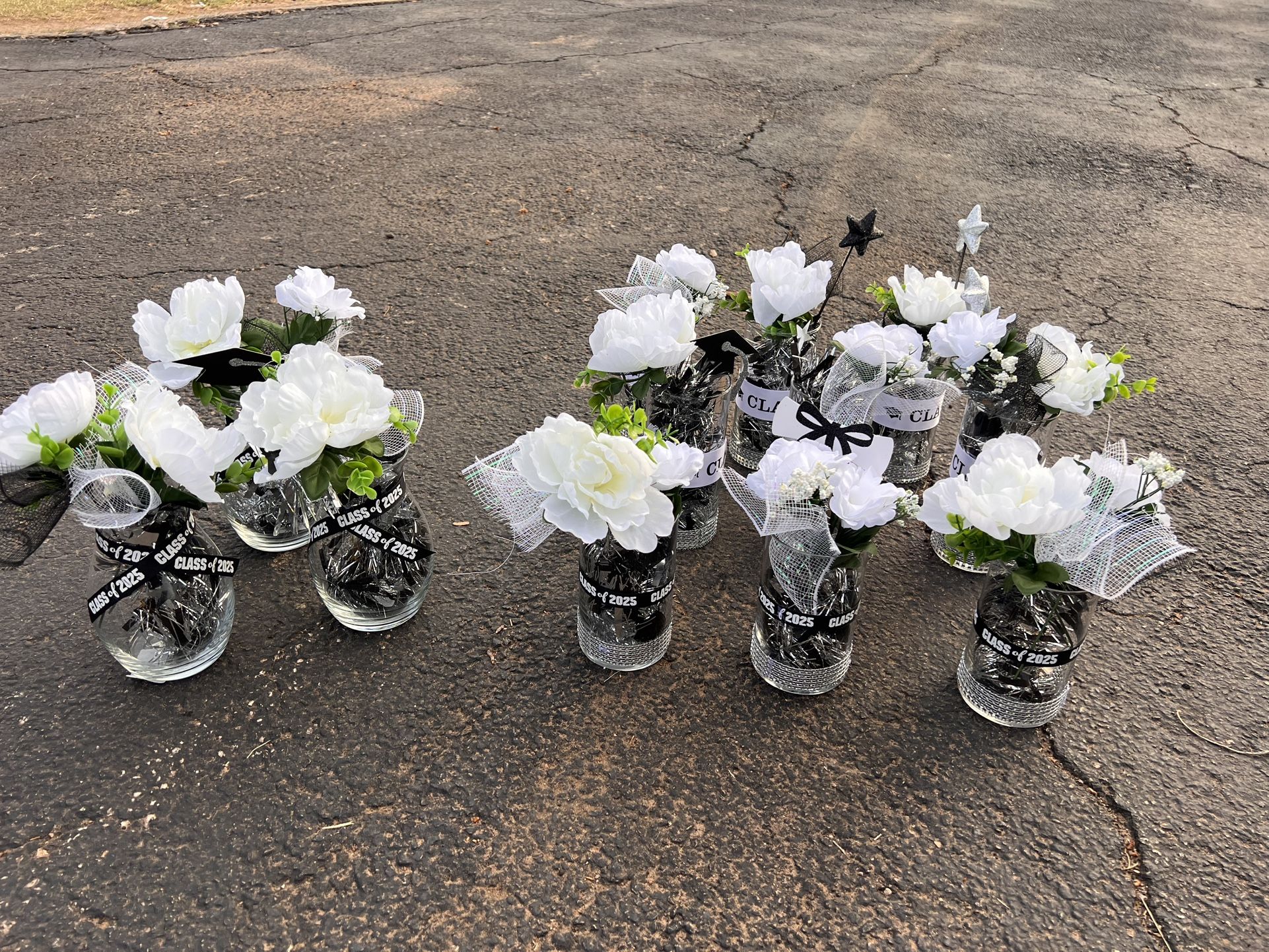 Graduation Centerpieces Did Not Use $20 For all