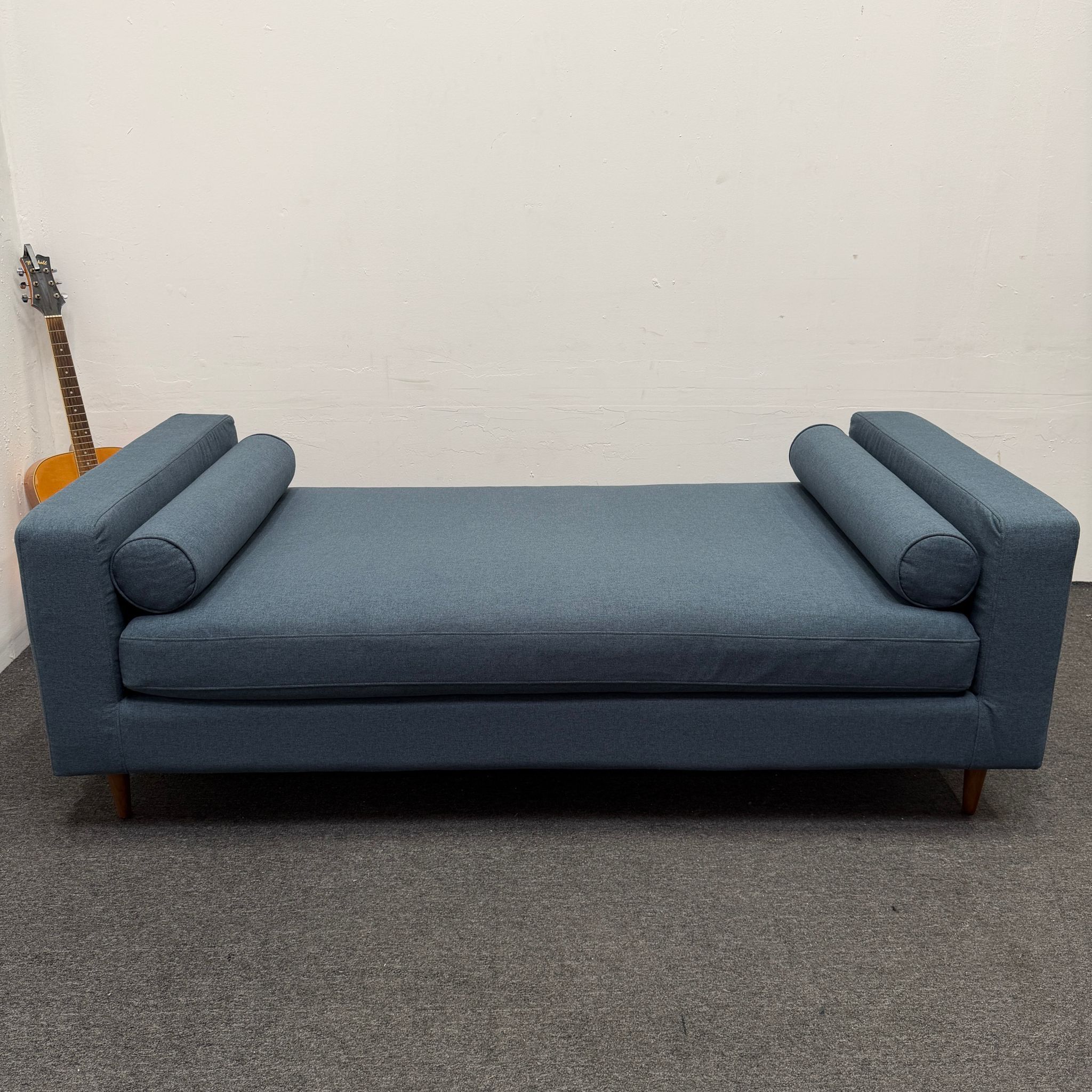 $790 · Unboxed 50% OFF: Sloan Daybed *Brand New* - Upgraded Chambray fabric + 75” Length - Futon Couch