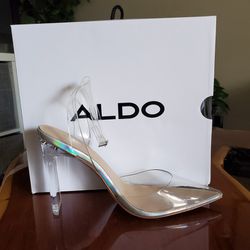 Clear Block Heels-Aldo