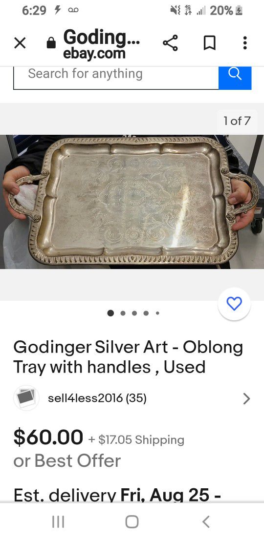 6 Collectible vintage silverware all for $60