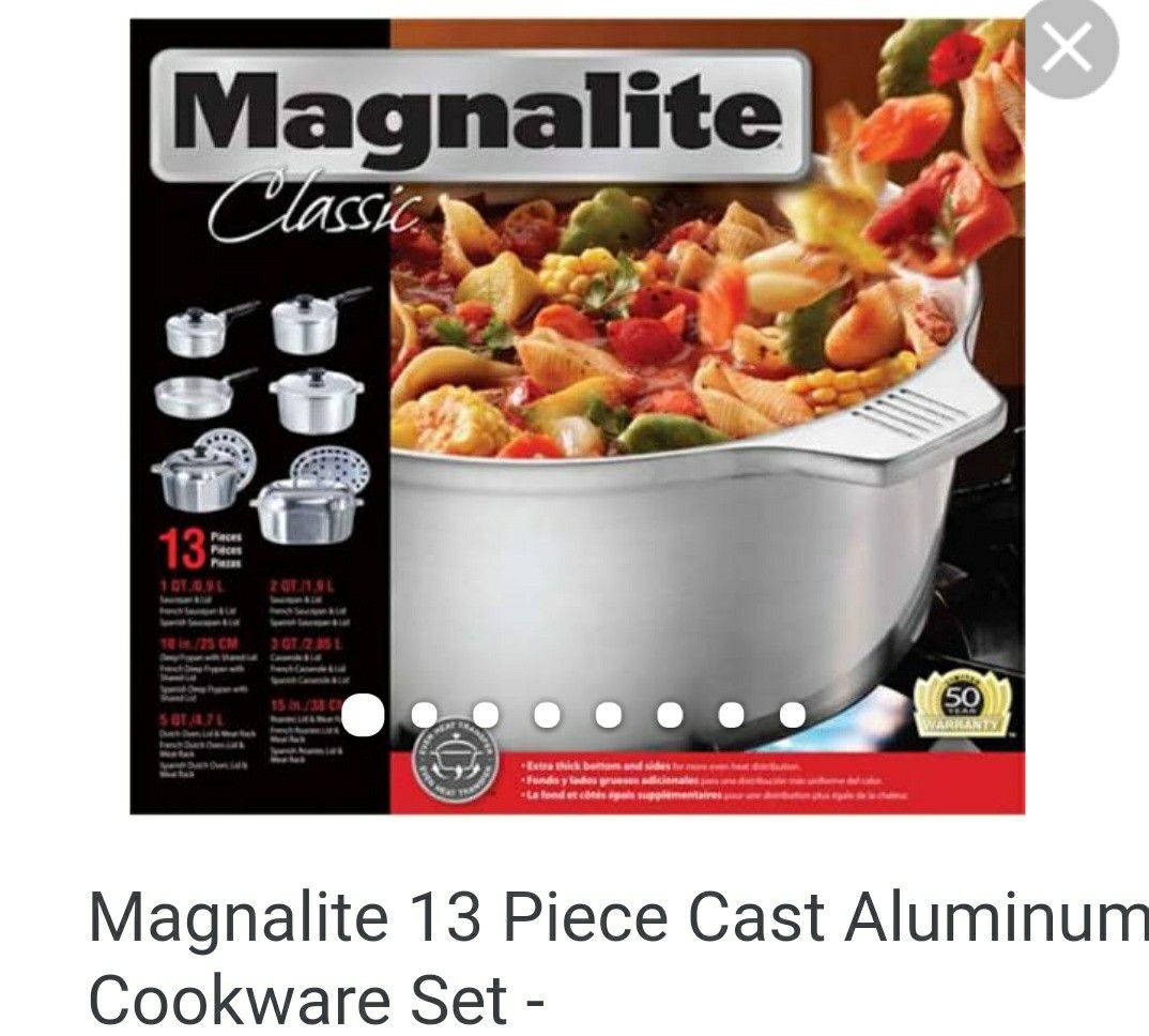 COOKWEAR SET,Magnalite 13 Piece Cast Aluminum for Sale in Los