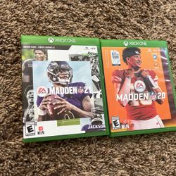 Madden 20 &21 For Xbox One 