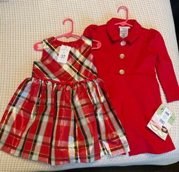 Toddler dress with jacket brand new
