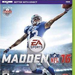 New Unopened Madden 16 Xbox 360