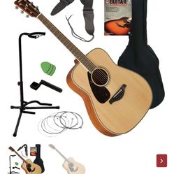 BRAND NEW YAMAHA GUITAR LEFT HANDED DREADNOUGHT 