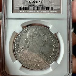 1783 8R Silver Coin