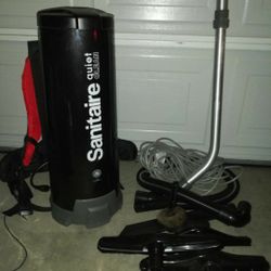 Sanitaire backpack commercial vacuum