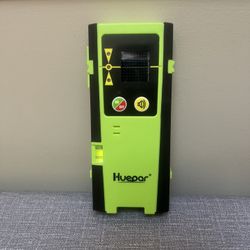 Huepar Laser Detector 5.5" x 2.5" x 1.5" for Line Laser Level Up to 200ft LR-6RG