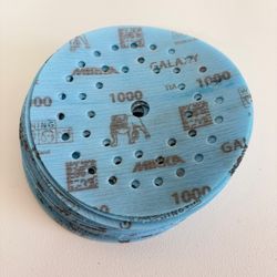 31 New Unused GALAXY/MIRKA 5" Multifit Grip 1000 Grit Sanding Discs