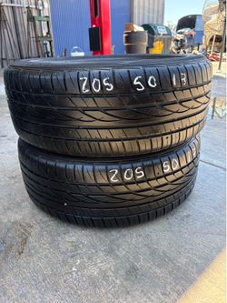 205/50r17 Two Seminew Tires In Great Shape!