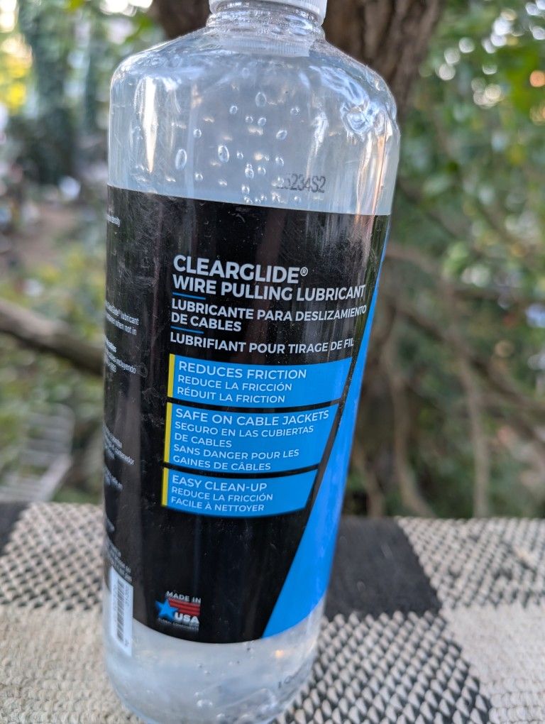 Clear Guide Wire Pulling Lubrication, 1 Quart